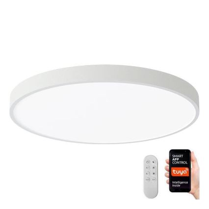 Immax NEO 07252L - Plafón LED regulable NEO LITE SEMPLICI LED/48W/230V 3000-6000K Wi-Fi Tuya blanco + control remoto