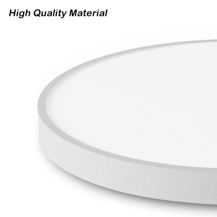 Immax NEO 07252L - Plafón LED regulable NEO LITE SEMPLICI LED/48W/230V 3000-6000K Wi-Fi Tuya blanco + control remoto