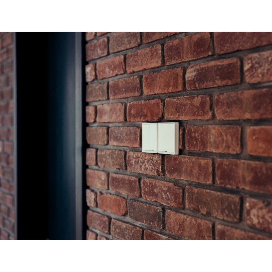 Immax NEO 07513L - Interruptor de 2 botones SMART 230V Wi-Fi Tuya