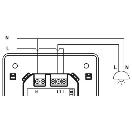 Immax NEO 07513L - Interruptor de 2 botones SMART 230V Wi-Fi Tuya