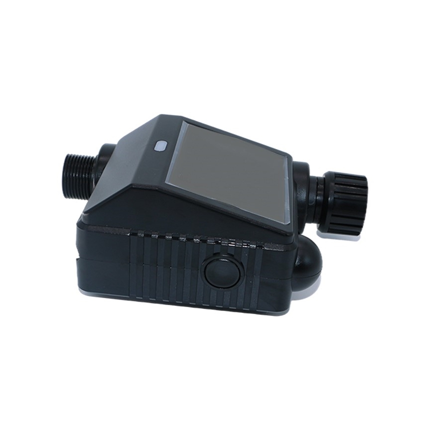 Immax NEO 07524L - Válvula de riego con panel solar 2xAA IP65 Tuya