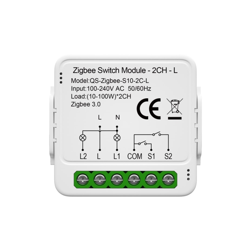 Immax NEO 07572L - Inteligente control remoto NEO LITE V8 2 botones Tuya