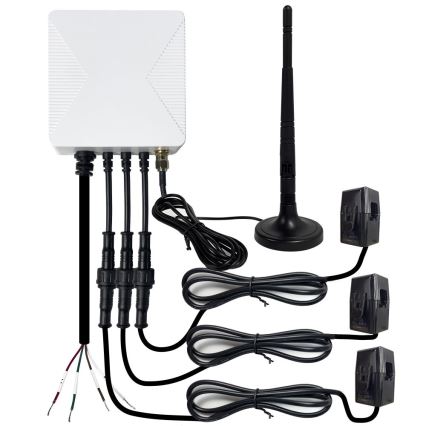 Immax NEO 07581L - Medidor inteligente de consumo eléctrico trifásico Wi-Fi Tuya