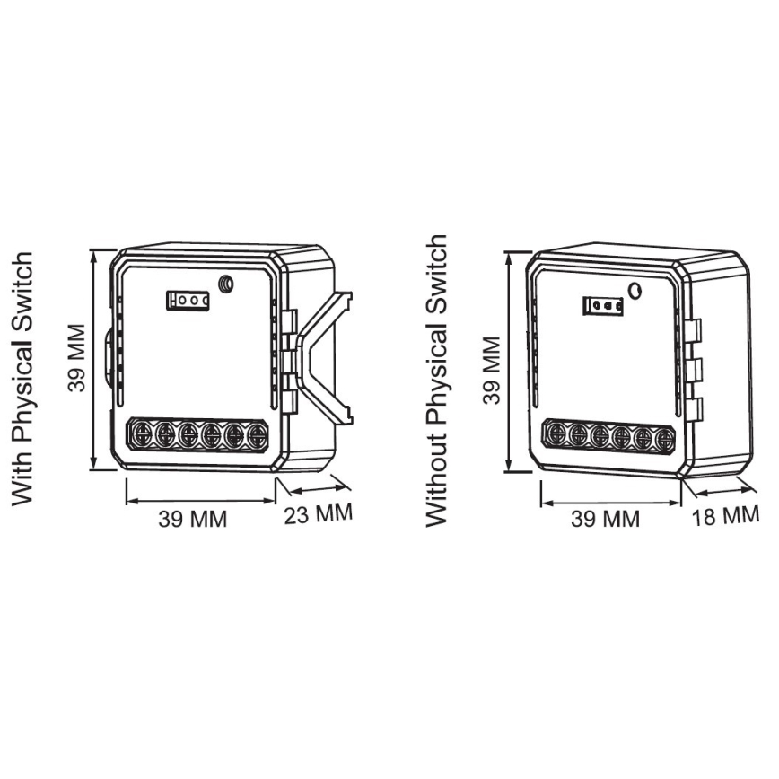 Immax Neo 07582L - Regulador de intensidad inteligente V9 2 botones Tuya