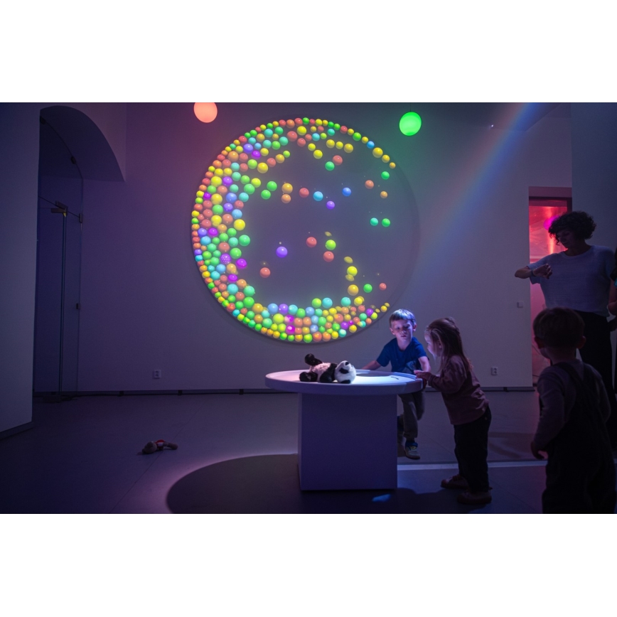 Immax NEO 07712L - LED RGB+CCT Bombilla regulable NEO LITE Inteligente E27/9W/230V Wi-Fi Tuya 2200 - 6500K