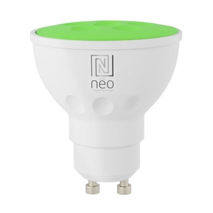 Immax NEO 07724L - LED RGB+CCT Bombilla regulable GU10/4,8W/230V 2700K Wi-Fi Tuya