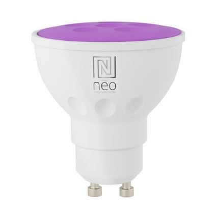 Immax NEO 07724L - LED RGB+CCT Bombilla regulable GU10/4,8W/230V 2700K Wi-Fi Tuya