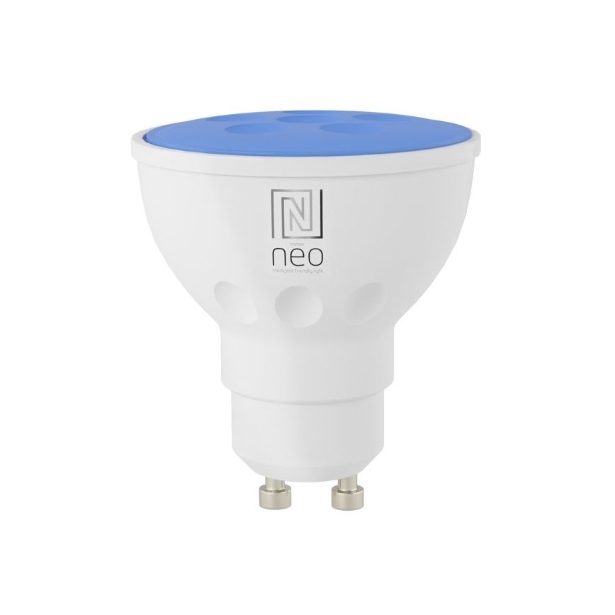 Immax NEO 07724L - LED RGB+CCT Bombilla regulable GU10/4,8W/230V 2700K Wi-Fi Tuya