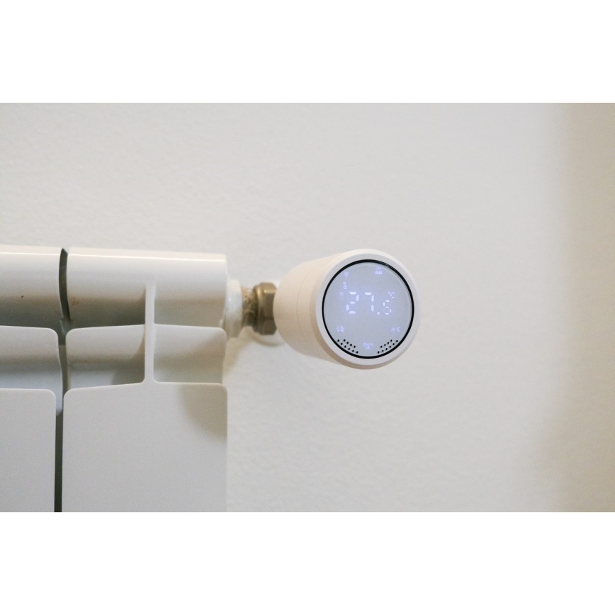 Immax NEO 07732L - Cabezal termostático 2xAA/3V Tuya