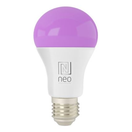 Immax NEO 07733L - Bombilla LED RGB+CCT regulable NEO LITE E27/11W/230V 2700 - 6500K Wi-Fi Tuya