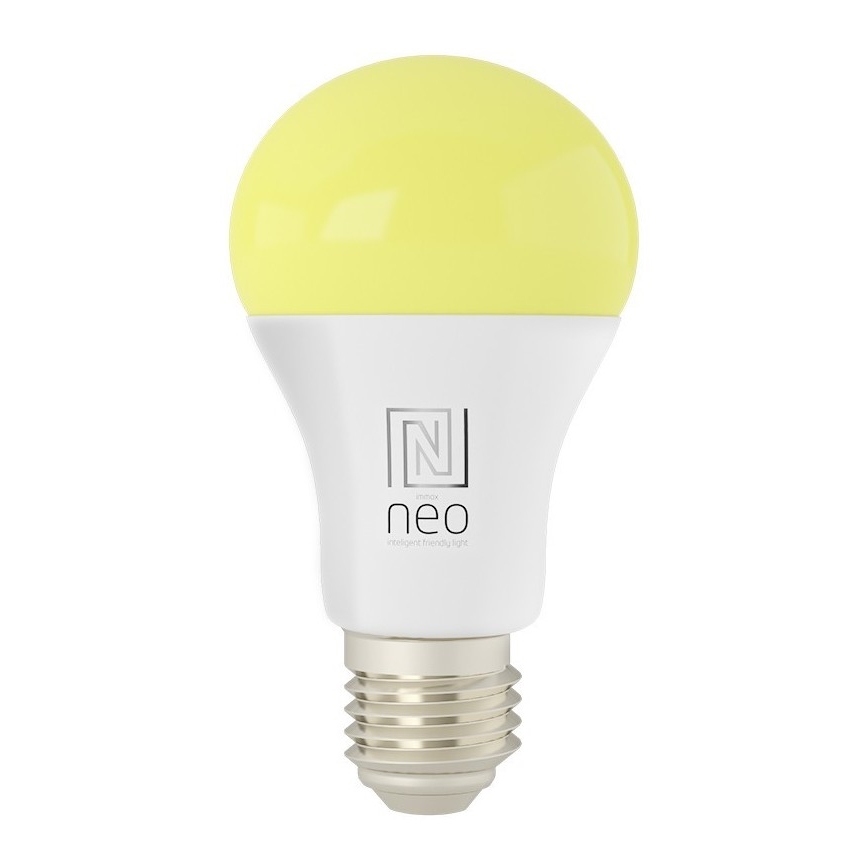 Immax NEO 07733L - Bombilla LED RGB+CCT regulable NEO LITE E27/11W/230V 2700 - 6500K Wi-Fi Tuya