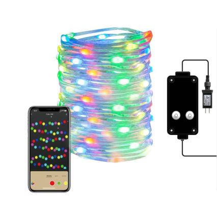 Immax NEO 07736L - Tira LED RGB regulable para exterior NEO LITE LED/8,4W/230V 16 m IP44 Wi-Fi Tuya