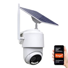 Immax NEO 07754L - Inteligente exterior solar cámara con sensor FULL HD 9000mAh Wi-Fi Tuya IP65