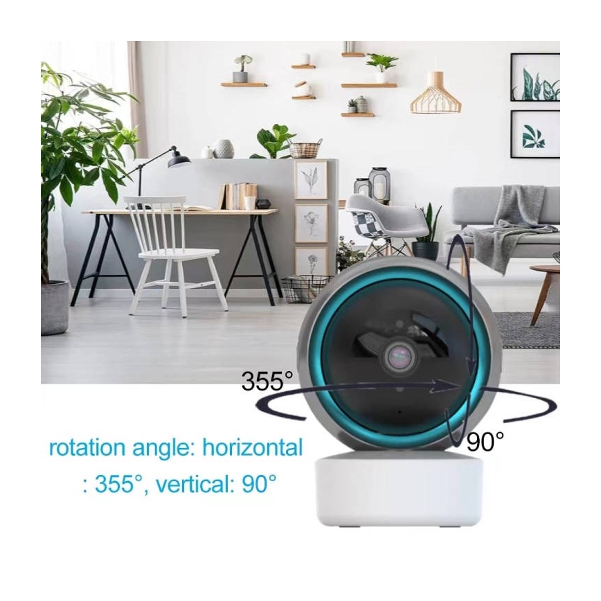 Immax NEO 07781L  - Inteligente interior cámara con sensor EYE NEO LITE 355° P/T 5MP Wi-Fi Tuya