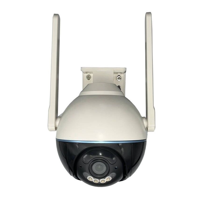 Immax NEO 07782L - Cámara inteligente para exteriores con sensor BALL 355° P/T 4MP IP65 Wi-Fi Tuya