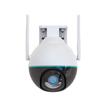 Immax NEO 07782L - Cámara inteligente para exteriores con sensor BALL 355° P/T 4MP IP65 Wi-Fi Tuya