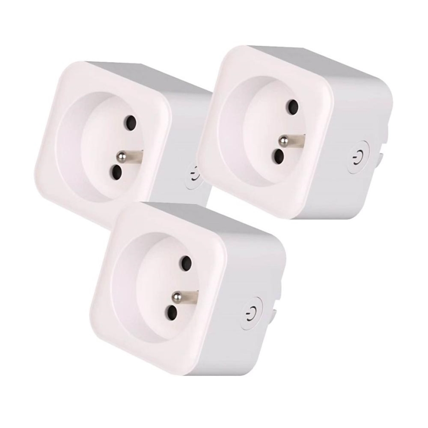 Immax NEO 07786C - SET 3x Toma inteligente NEO LITE 3680W/230V/16A Tuya