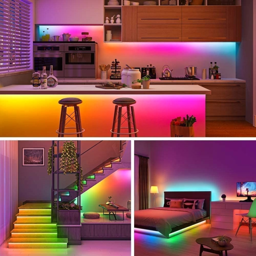 Immax NEO 07790L - LED RGB+CCT Tira regulable NEO SMART LED/15W/230V 3m IP65 Wi-Fi Tuya