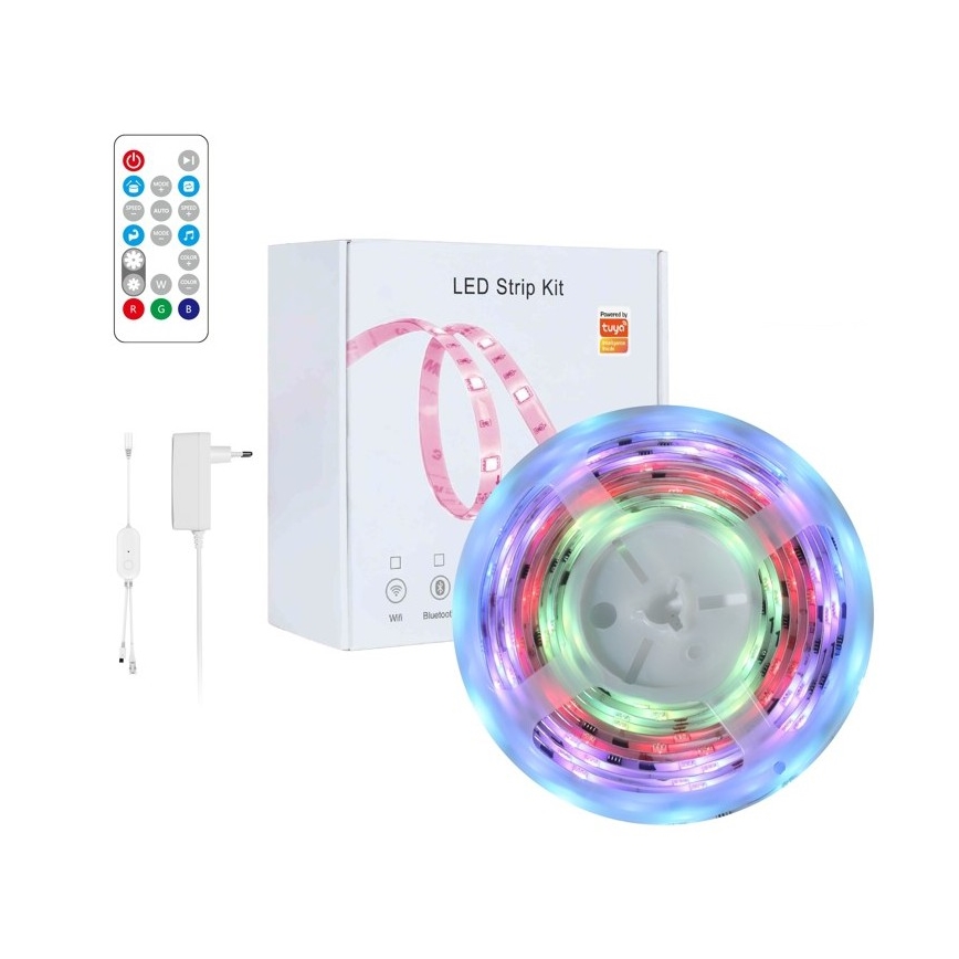 Immax NEO 07791L - Tira LED RGB regulable NEO LITE LED/18W/230V 5m IP65 Wi-FI Tuya + CR
