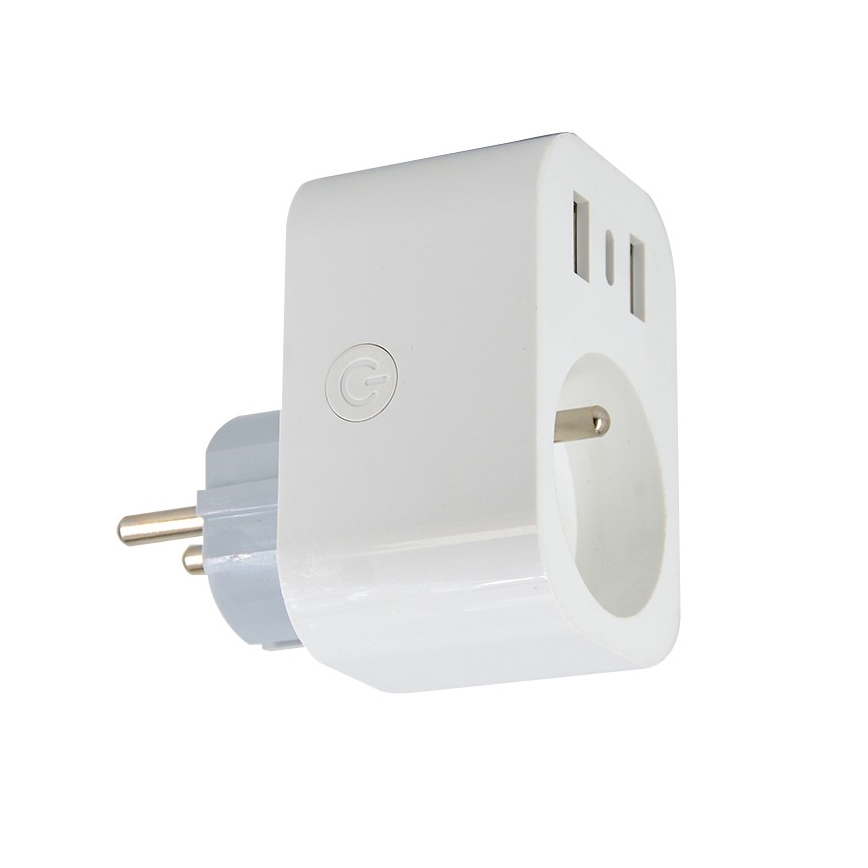 Immax NEO 07799L - Inteligente regleta multicontactos 16A/230V + 2xUSB+1xUSB C Wi-Fi Tuya