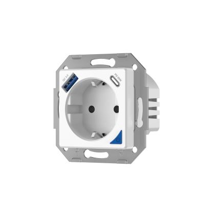 Immax NEO 07801L - Regleta inteligente 16A/230V + 1xUSB-A+1xUSB C Tuya