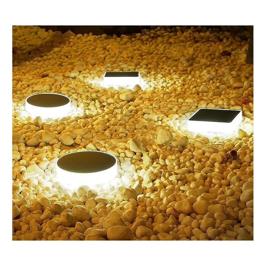 Immax NEO 07911L - LED RGB Lámpara solar regulable con sensor NEO LITE LED/1W/5V cuadrado IP54 Tuya 1300 mAh