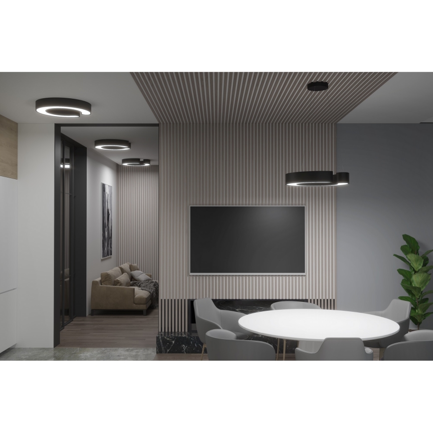 Immax NEO 7133 - LED SMART Plafón con dimmer CÉČKO LED/52W/230V + control remoto 60 cm Tuya ZigBee
