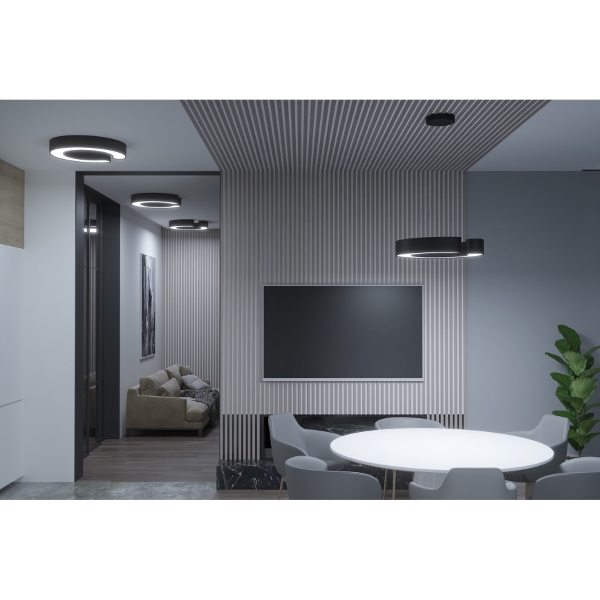 Immax NEO 7133 - LED SMART Plafón con dimmer CÉČKO LED/52W/230V + control remoto 60 cm Tuya ZigBee