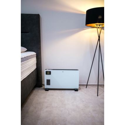 Immax NEO 07760L - Calentador/convector eléctrico 1000/1300/2300W LCD/temporizador/TURBO/termostato Wi-Fi Tuya + CR