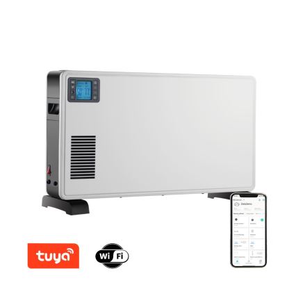 Immax NEO 07760L - Calentador/convector eléctrico 1000/1300/2300W LCD/temporizador/TURBO/termostato Wi-Fi Tuya + CR