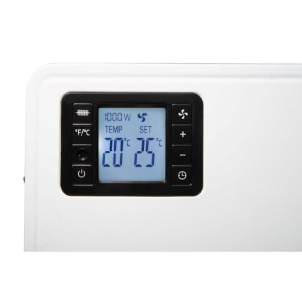 Immax NEO 07760L - Calentador/convector eléctrico 1000/1300/2300W LCD/temporizador/TURBO/termostato Wi-Fi Tuya + CR