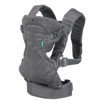 Infantino 005204-09INF - Portabebé FLIP ADVANCED 4en1 gris oscuro