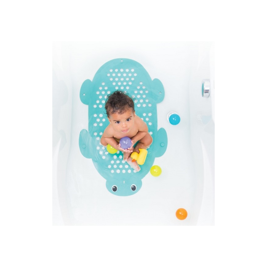 Infantino - Alfombra de baño antideslizante 2en1 tortuga