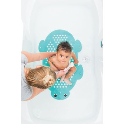 Infantino - Alfombra de baño antideslizante 2en1 tortuga