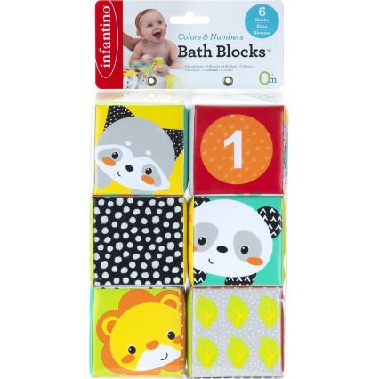 Infantino - Bloques de baño 6 pcs