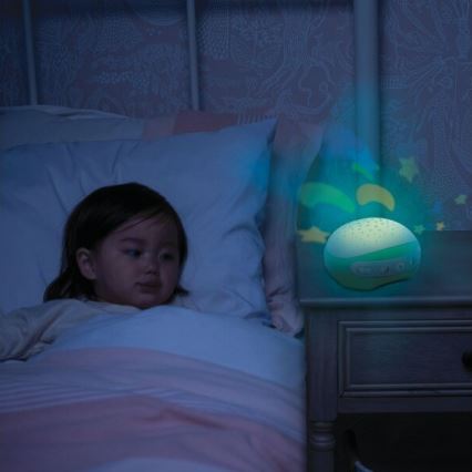Infantino - Cuna para bebé móvil con melody 3en1 3xAA verde