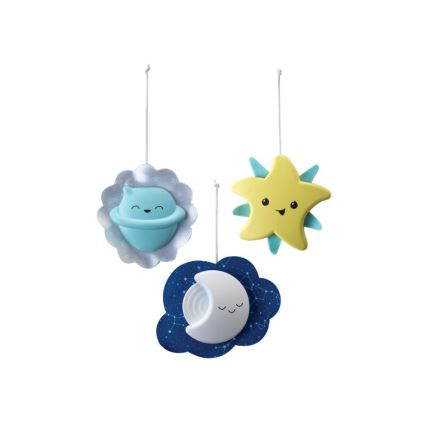 Infantino - Cuna para bebé móvil con melody 3en1 3xAA verde
