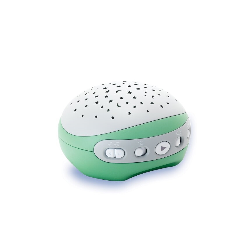 Infantino - Cuna para bebé móvil con melody 3en1 3xAA verde