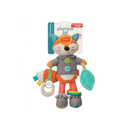 Infantino - Juguete de peluche con mordedor 30 cm male zorro