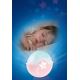 Infantino - Lámpara para bebés con proyector 3xAA rosa