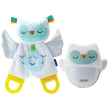 Infantino - Luz nocturna con un juguete luminoso Owl
