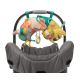Infantino - Manta infantil para jugar con un trapecio 4en1 Zoo