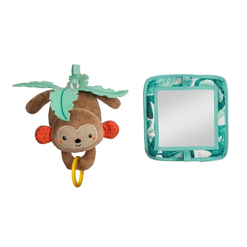 Infantino - Manta infantil para jugar con un trapecio 4en1 Zoo