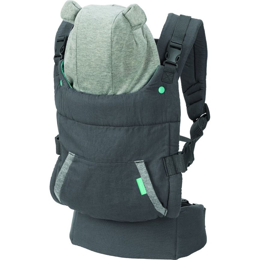 Infantino - Portabebé CUDDLE UP verde