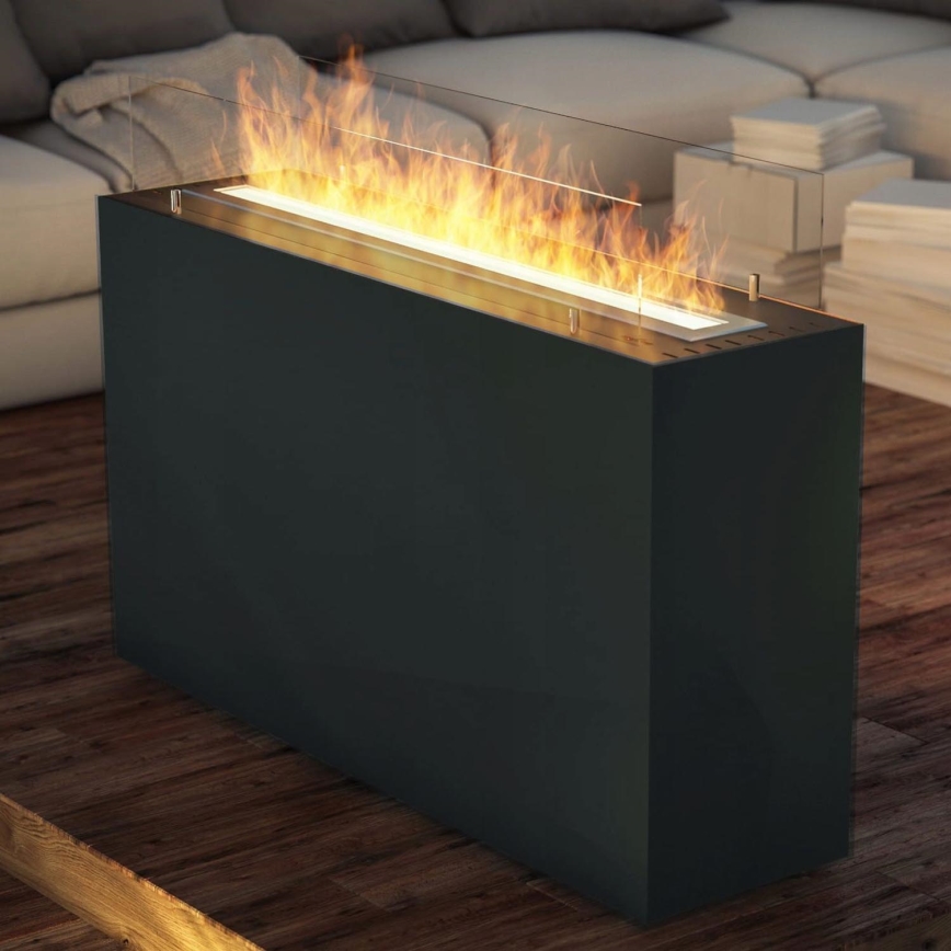 InFire - Chimenea BIO 110x65 cm 3,5kW negro