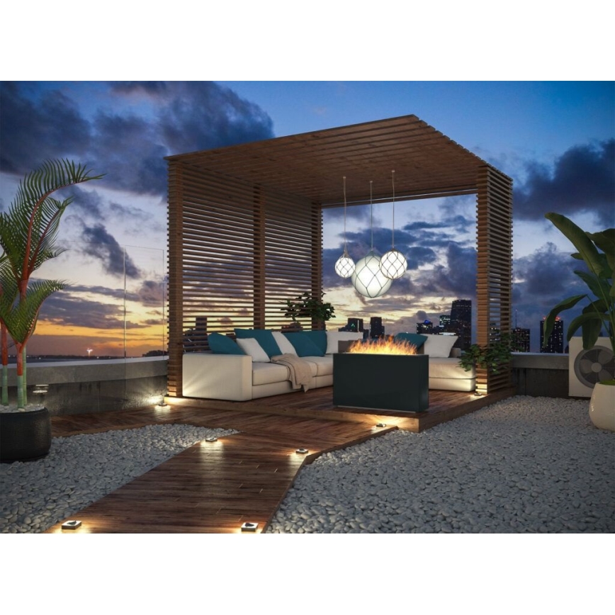 InFire - Chimenea BIO 110x65 cm 3,5kW negro