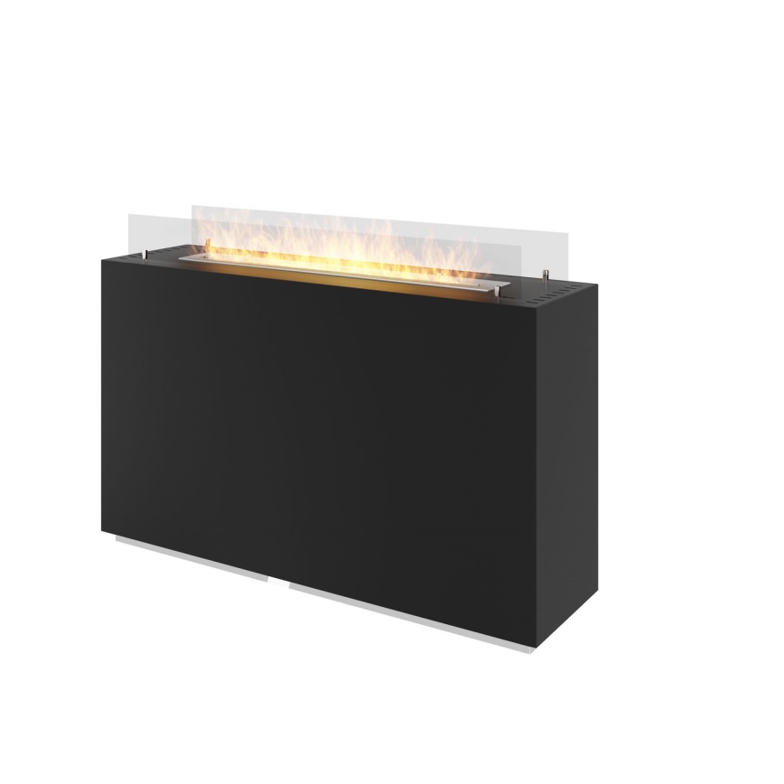 InFire - Chimenea BIO 110x65 cm 3,5kW negro