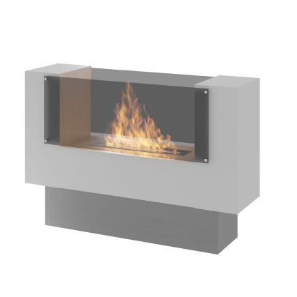 InFire - Chimenea BIO 110x75 cm 3kW bifacial