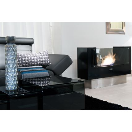 InFire - Chimenea BIO 110x75 cm 3kW doble cara