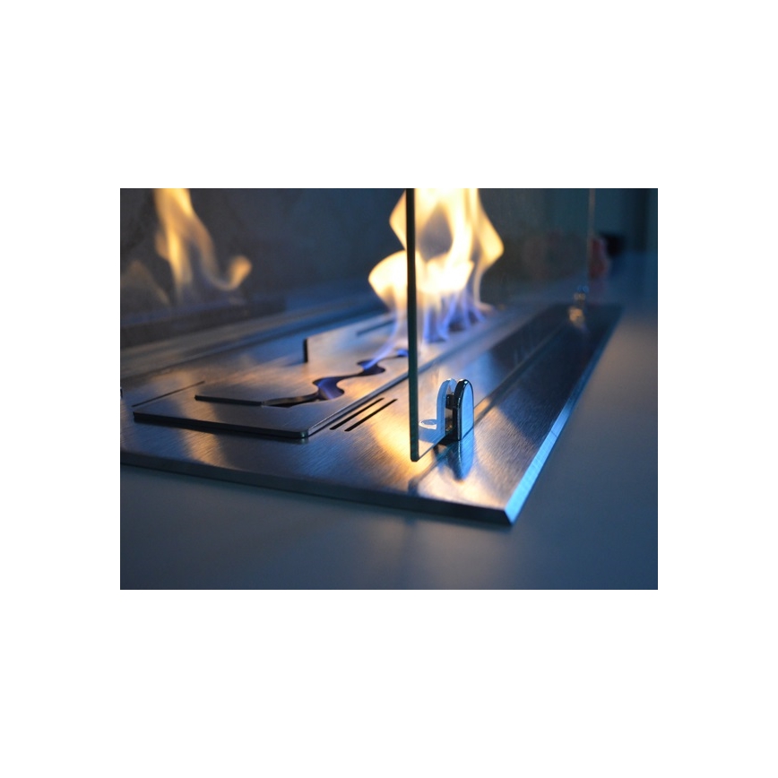 InFire - Chimenea BIO 110x75 cm 3kW doble cara